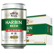哈尔滨（Harbin）啤酒醇爽330ml*24听