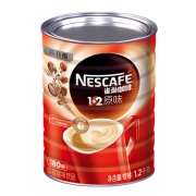 雀巢 原味微研磨三合一速溶咖啡 1.2kg罐装