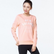 New Balance 女款印LOGO长袖卫衣