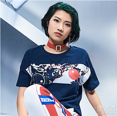 361度女士短袖T恤