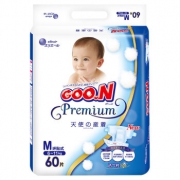 GOO.N 大王 天使系列 环贴式通用纸尿裤 M60片 *2件 +凑单品 237.6元包邮（需用券，合118.8元/件）