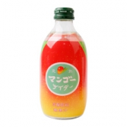 友桝友傑(jie)日本进口 友树友升 碳酸芒果味汽水 300ml/瓶 *21件