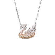 88VIP：SWAROVSKI 施华洛世奇 5215034 大号渐变天鹅项链 350.55元包邮（需用券）