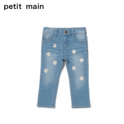 PETIT MAIN 女童印花牛仔裤 69.1元包邮（需用券）