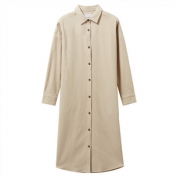 限尺码：GIORDANO 佐丹奴 90469608 中长款衬衫裙 79.9元