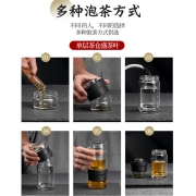 水中神 9126 双层玻璃保温杯 210ml 14.9元