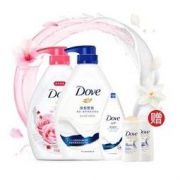 多芬(Dove)沐浴露套装 深层营润730g+甜悦水润730g *2件
