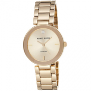 Anne Klein 安妮克莱因 AK/1362CHGB 女士镶钻时装腕表