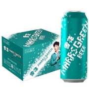 SNOWBEER 雪花 马尔斯绿 8度 500ml*12听 *3件