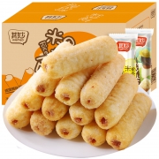 其妙 夹心米果卷 能量棒560g 100根