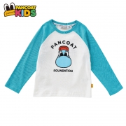 PANCOAT 盼酷 童装简约拼色长袖T恤 低至75.46元（双重优惠）