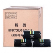 妮飘（nepia）抽纸纸巾 炫酷黑郁薄荷系列3层140抽软抽*18包（中规格） 整箱销售（新老包装随机发货） *2件