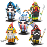 开益 国潮三国方头公仔 五虎上将 5款任选 16.9元包邮（需用券）