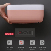 家用厕所卫生间防水免打孔纸盒置物架创意壁挂式纸巾盒浴室卷纸架