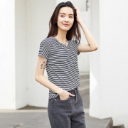 Jeanswest 真维斯 JY01-274094 女士条纹T恤 49.9元包邮（需用券）