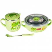Fisher-Price 费雪 儿童辅食餐具套装 *3件 +凑单品 150.8元包邮（合50.27元/件）
