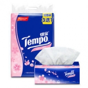 Tempo 得宝 樱花香味抽纸 4层*90抽*4包 *2件