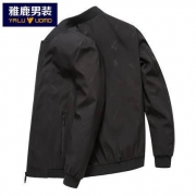 雅鹿 A19202053 男士棒球领夹克外套
