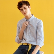 GIORDANO 佐丹奴 90049136 男款长袖衬衫 59.9元