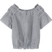 限尺码：Semir 森马 13-038040103 女士短袖衬衫*2