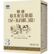 JUNLEBAO君乐宝舒适成长恬适幼儿牛奶粉三段400g*6盒