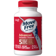 值哭！缓解关节疼痛：170粒 美国 Move Free红盒软骨素  79元包邮（上次99元）10月到期