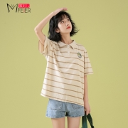 天猫 蜜妃儿 MFE201031212 女士学院风短袖 2件 69元（合34.5元/件）