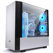 aigo 爱国者 破晓X白色 ATX3.0 分体式全侧透钢化玻璃电脑机箱 279元包邮（晒单返30元E卡）