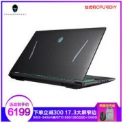 ThundeRobot 雷神 911GTS 巨兽 17.3英寸游戏本（I5-9400、8G、128G+1T、GTX1650）