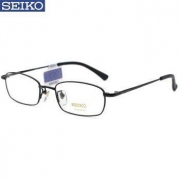 SEIKO 精工 HO1046 纯钛超轻眼镜架+essilor 依视路 钻晶A3 1.56折射率 非球面镜片 *2片