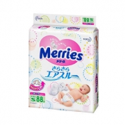 Merries 妙而舒 婴儿纸尿裤 S88片 *5件 355元包邮（合71元/件）