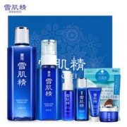 SEKKISEI 雪肌精 黄金水乳雪肌礼盒（水180ml+乳130ml+纸膜15粒+美肤5件套）