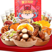 拍2件立减55元 百草味旗舰店 网红零食大礼包 券后￥36.9