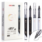 deli 得力 S858 速干直液走珠笔 0.5mm 黑色 12支/盒 *5件 46.65元（需用券，合9.33元/件）