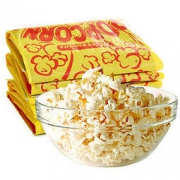 冠宇微波炉奶油爆米花玉米花100g*5包 KTV电影院小吃 休闲零食 *2件