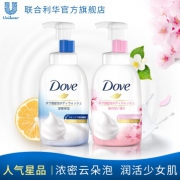 59元包邮！Dove多芬 深层 樱花云朵泡泡沐浴露 400ml*2瓶 需用30元优惠券