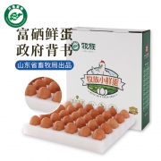 山东政府背书，多吃护肝防病毒：30枚 齐鲁畜牧 新鲜富硒鸡蛋