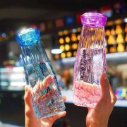第二件0元 ins网红星空钻石玻璃水杯