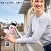 安家孙俪同款 美国  Lifefactory 便携玻璃水杯 475ml