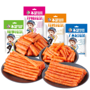 天猫 21点：毛雄辉 网红辣条 小零食品 大礼包 98g*4包 7.45元包邮（前500件五折）