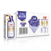 兰雀 唯鲜脱脂牛奶高蛋白 1L*12盒