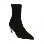 考拉海购黑卡会员： STUART WEITZMAN 斯图尔特·韦茨曼 RAPTURE 55系列 女士绒面革尖头短靴