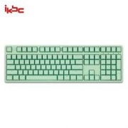 限地区： iKBC W210 2.4G无线 机械键盘 （Cherry红轴、PBT、108键、绿色）