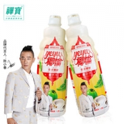 禅宝 生榨椰子汁 1.25L*2瓶 植物蛋白饮料 含果肉