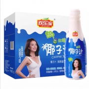 京东PLUS会员：欢乐家 生榨椰子汁 1L*6瓶 *5件