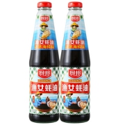 厨邦 金装渔女蚝油套装 700g*2瓶