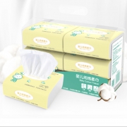 再降价：PurCotton 全棉时代 婴儿纯棉柔巾 6包 *2件 65.2元包邮（需用券，合32.6元/件）