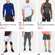 多款折后仅100+元：Under Armour 安德玛中国官网 专场促销