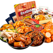 拍2件仅39.8 拍2件均价19.9！百草味麻辣零食大礼包 券后￥24.9