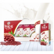 伊利 谷粒多红谷牛奶饮品250ml*12盒/箱（礼盒装）（红豆+红米+花生 早餐奶） *3件